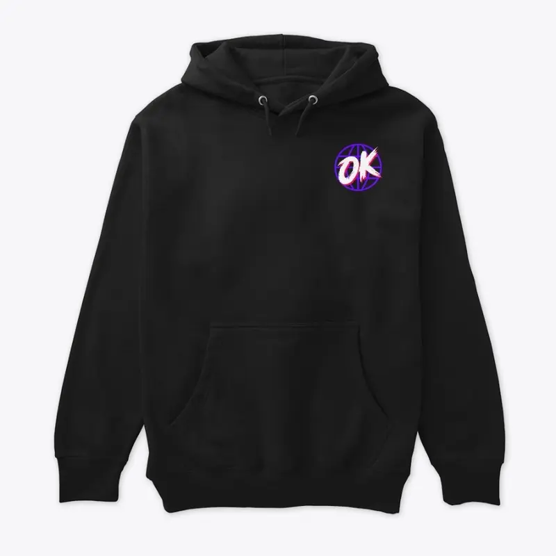 OK Retro Purple Logo Hoodie